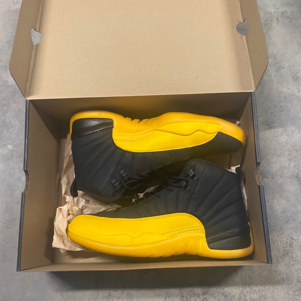 Jordan 12 university gold worn a 3-4 times.can negotiate a price!